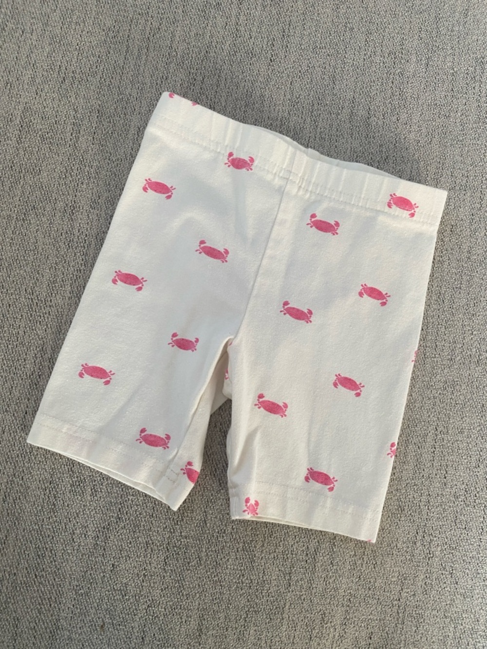 Carter’s 3T Bike Shorts with Pink Crabs